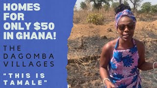 Homes for only 50 in Ghana The Dagomba Villages and Off Grid Living [upl. by Nedla]