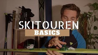 Skitourenausrüstung Basics  Bindung  Ski  Schuh  Fell  Aufstieg  Allround  Abfahrt [upl. by Richart]