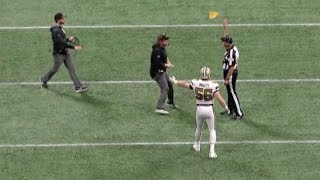 Sean Payton Runs Onto The Field Causing GameLosing Unsportsmanlike Conduct Penalty  NFL [upl. by Haon]