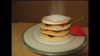 Pancake con 3 ingredienti senza latte lievito e burro Facilissimi [upl. by Sirroned]