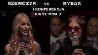 DAGMARA SZEWCZYK vs DOMINIKA RYBAK PRIME MMA 3 I Konferencja [upl. by Kiele]