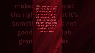 The Gift of Dua and the Peace in Surrendering to Allah’s Will❤️like share subscribe motivation [upl. by Odareg]