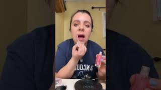 Gisou lip oil Quick try on makeupreview makeup haul [upl. by Dnumsed]