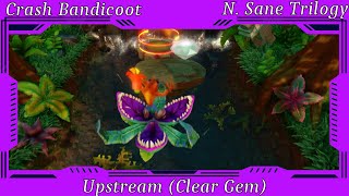 Crash Bandicoot N Sane Trilogy  Upstream Clear Gem [upl. by Charlotta]