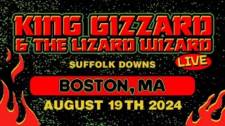 King Gizzard and the Lizard Wizard Live from The Stage at Suffolk Downs Boston MA 8192024 [upl. by Enilatan]