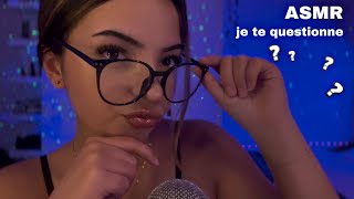 ASMR  INTERROGATOIRE VERS LE SOMMEIL 😴📝 [upl. by Anyaled295]