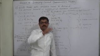 Inventory Control  2 EOQ etc calculation [upl. by Pani655]