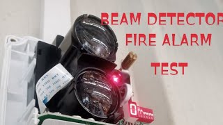 BEAM DETECTOR FIRE ALARM TEST [upl. by Elaen]