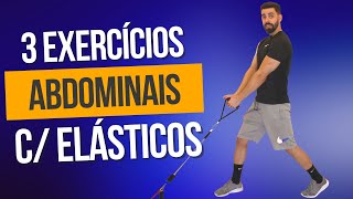 ABDOMINAIS PARA TRINCAR BARRIGA COM ELÁSTICOS [upl. by Yauqaj995]