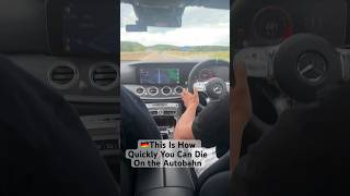 Autobahn Emergency Stop At 280 KMh autobahn amg crash [upl. by Kcirdec]