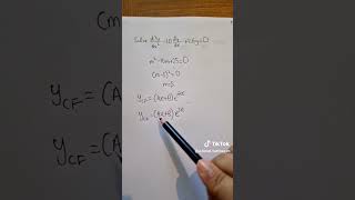 Second Order Differential EquationsNon Homogeneous A Level Further Maths [upl. by Wystand]