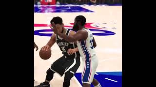 Ben Simmons Cant even shoot on a video game 😂 Shorts [upl. by Seftton]