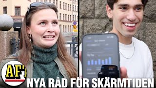 Nya rekommendationer om skärmtid quotDet blir svårtquot [upl. by Twelve]