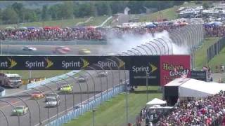 Jimmie Johnson Watkins Glen Crash 2010 [upl. by Anaerdna]