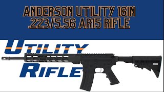 Anderson Utility 16in 223556 AR15 Rifle [upl. by Kucik629]