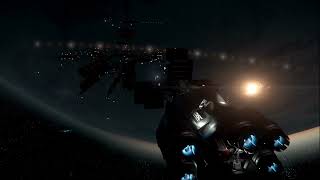 Misc Hull C run from Pyro Gateway to Everus Harbor Hurston Star Citizen 10000000 aUEC part 2 [upl. by Ellennod]