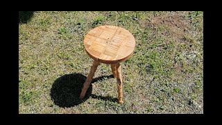 sgabello legno homeMade in Sardegna [upl. by Iot]