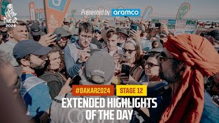 Extended highlights of Stage 12 presented by Aramco  Dakar2024 [upl. by Richmal]