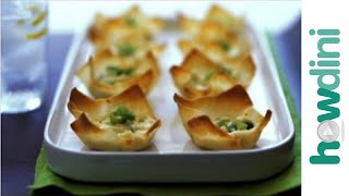 Baked Crab Rangoon Recipe How To Make Crab Rangoons [upl. by Esila]