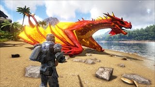 ARK Survival Evolved  Rồng khủng Dragon và Drake xuất hiện trong Map The Island [upl. by Ratib]