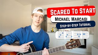 How To Play SCARED TO START on Guitar Beginner Guitar Tutorial [upl. by Ches685]