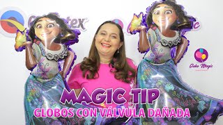 TUTORIAL DE CÓMO UTILIZAR GLOBOS QUE VIENEN CON LA VALVULA DAÑADA COMO RESTAURAR GLOBOS METÁLICOS [upl. by Benil]