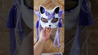 Do you like purple mask halloween cosplay mask handwork shorts art diy [upl. by Neenaj]