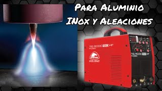 SOLDADOR para ALUMINIO Stayer Tig AC DC 180 HF  No necesitas nada más [upl. by Alaikim]