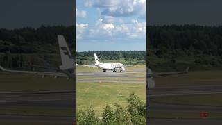 Finnair Airbus A330300 OHLTP departing out of Stockholm ARN to Doha DOH [upl. by Joash18]