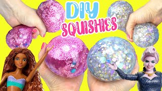 The Little Mermaid Movie 2023 DIY Squishies with Squishy Maker Ariel and Ursula Crafts for Kids [upl. by Kennan941]