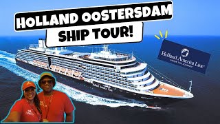 Holland America Oosterdam Ship Tour 2023 [upl. by Hedvah]