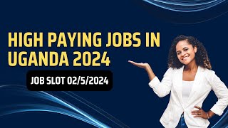 High Paying Jobs in Uganda today  May 2024  Apply Now [upl. by Nylyak109]