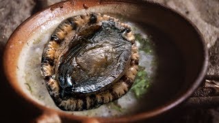 Abalone Porridge  Fresh Young Abalones Caught Right From The Ocean 🌊  Diving and Cooking [upl. by Ididn]