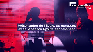 Présentation de lÉcole du concours et de la classe égalité des chances [upl. by Oriana439]