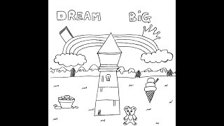 PART 4 DREAM BIG  a COLOUR IN STORY BOOK PROJECT written by Belinda Ann Weber [upl. by Eillor]