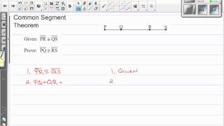 Common Segment Theorem Proof [upl. by Niattirb193]