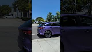 💜 Lexus RX 500h with Oracal Matte Violet Metallic wrap shorts [upl. by Lleynad997]