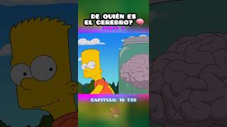 SE REVELA EL DUEÑO DEL CEREBRO 🧠 memes shorts simpsons [upl. by Notirb674]