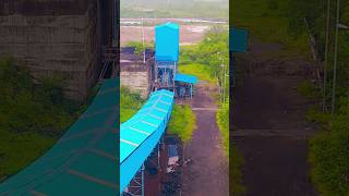 short of Lignite feeder breaker amp lignite stock yards amp belt conveyor in power plant motivation [upl. by Hans]