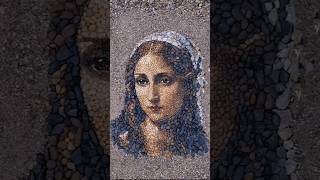 How to make stone art pictures amazing stone arts ideasshortsyoutubeshorts [upl. by Ahsercal13]