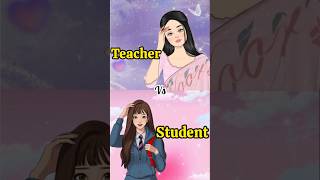 Teacher👩‍🏫 vs Student🎒 dress👗 heels👠 nails💅 purse👛etc😍🥰trendingviralshortsytshortssubscribe [upl. by Atahs]