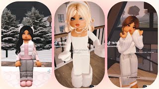 Aesthetic Winter amp Christmas Outfit Codes for Berry Avenue and Bloxburg  Roblox Tiktok Compilation [upl. by Gladdy]