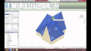 How to add a Roof in Revit Architecture [upl. by Awra]