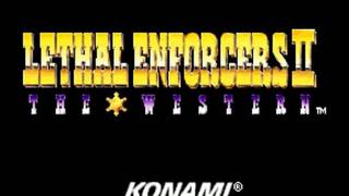 Lethal Enforcers II The Western Konami 1994 Attract Mode 60fps [upl. by Airun729]