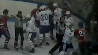 1982 Nordiques vs Canadiens Game 3 Highlights Second Period [upl. by Inohtna938]