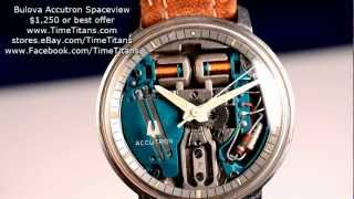 Bulova Accutron Spaceview M6 Stainless Steel All Original [upl. by Lebam]