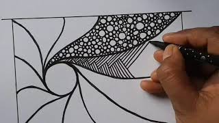 Zentangle Art for beginners [upl. by Yelda]