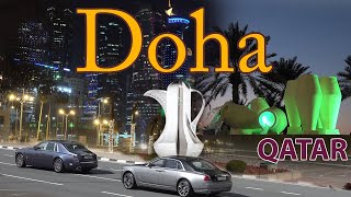 Doha Qatar 4K Sights Economy and World Cup 2022 [upl. by Maroj]