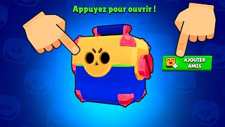 MÉGA BOÎTE et AJOUT dAMI dans ce pack opening BRAWL STARS [upl. by Annissa]