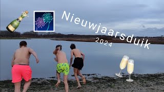 nieuwjaarsduik 2024 [upl. by Mordy365]